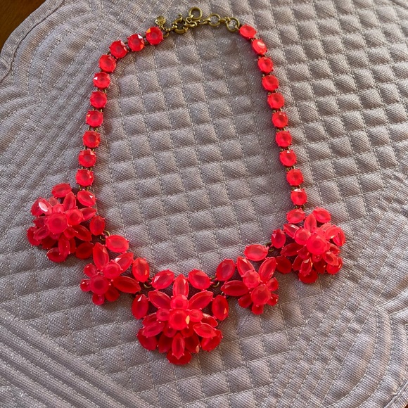 J Crew Hot Pink Necklace - Picture 3 of 3